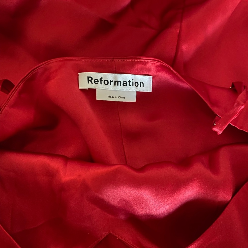 Reformation Cher Silk Slip Dress - Picture 6 of 6